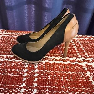 Black and Tan Heels